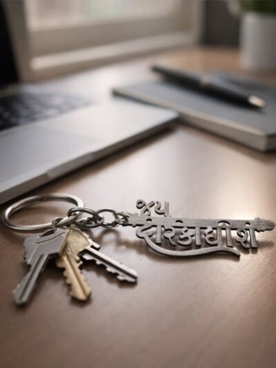 Religious Jay Dwarkadhish Keychain – Durable Spiritual Accessory