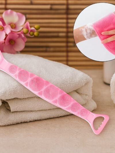 Silicone Back Scrubber Belt – Deep Body Exfoliating Brush
