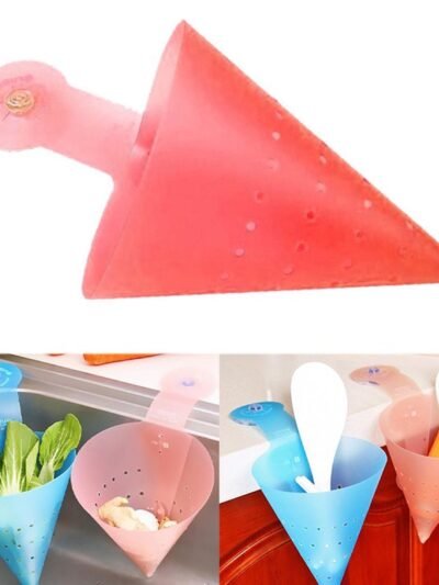 Hanging Sink Corner Strainer – Space-Saving Kitchen Organizer