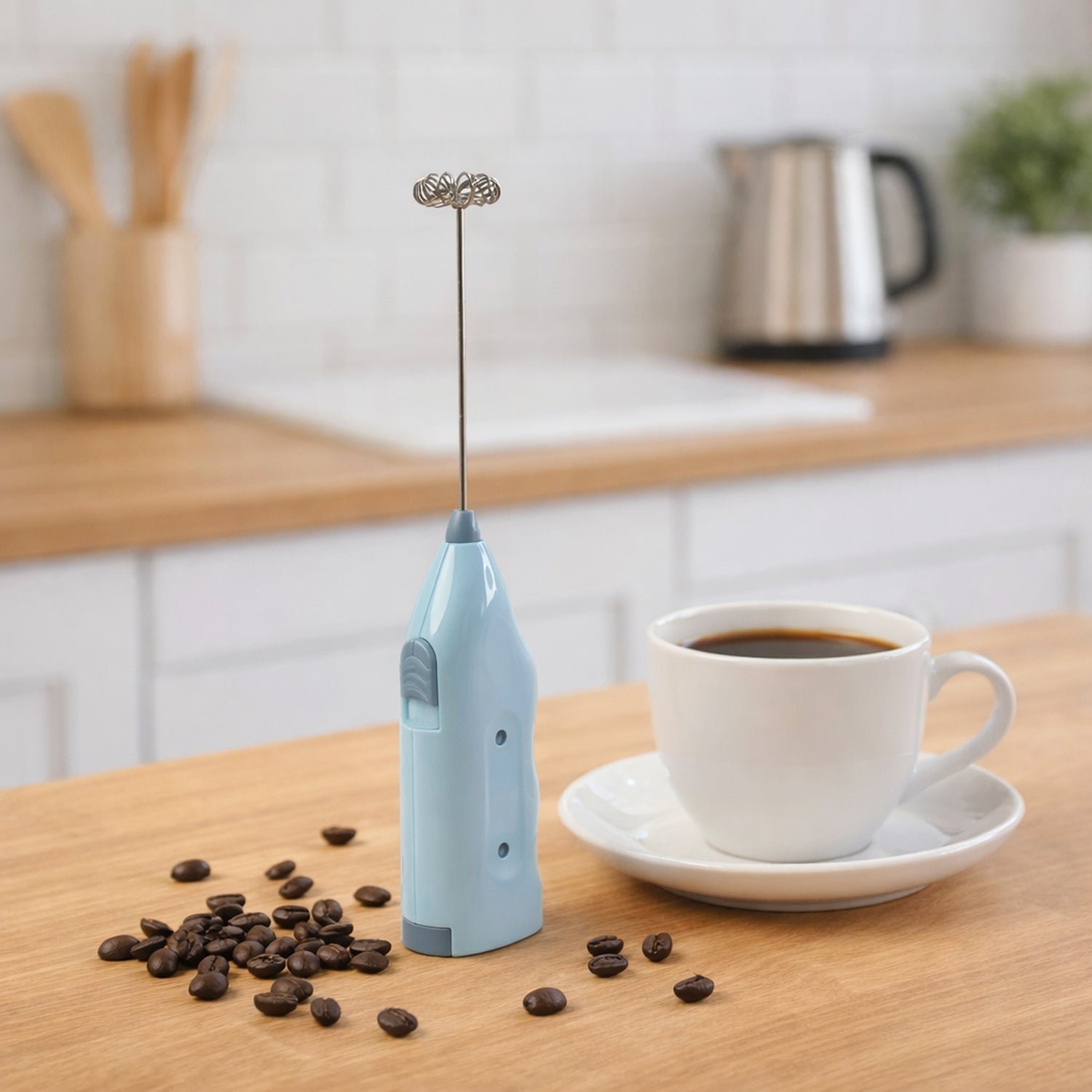 Handheld Milk Frother Blender – Quick & Compact Beverage Mixer