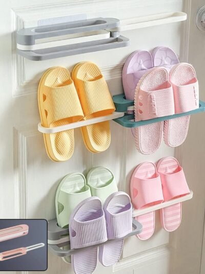 Wall Mounted Slipper Stand – Space Saving Footwear Organizer