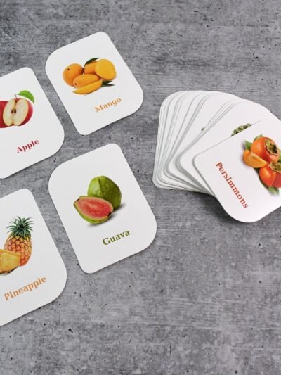 Fruit Flashcards – Durable 32-Piece Early Learner Set