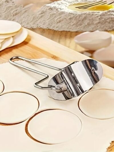Puri Cutter Roller – Stainless Steel Dough Tool | Velvet Wipe