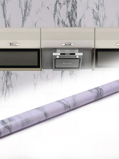 Marble Kitchen Wallpaper – Easy Peel & Stick Renovation 2m x 60cm