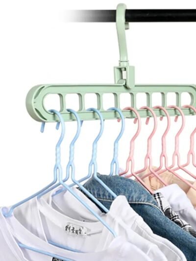 Wardrobe Organizer Hanger – Space Saving Multi-Hole Hooks | Organivo