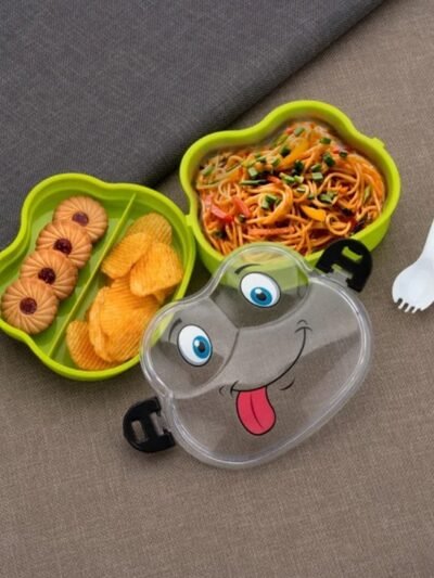 Froggy Lunch Box for Kids – Double Layer, Leakproof Tiffin | Lunchie Bunchie