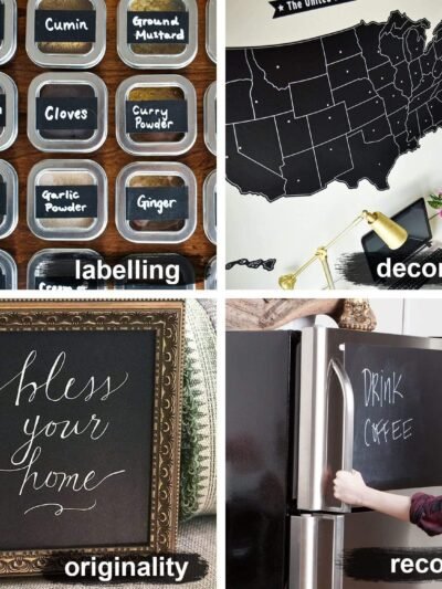 Blackboard Wall Sticker – Erasable Chalkboard Decal | TinyTrendy