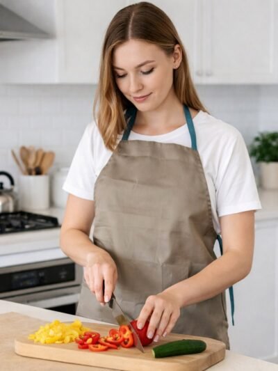 Cooking Apron – Full Coverage & Adjustable Multipurpose Kitchen Apron