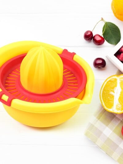 Orange Hand Press Juicer � Durable & Easy Clean | Corporate Kudos