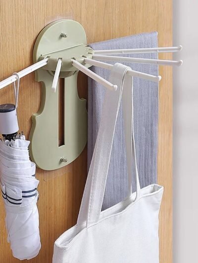 Retractable Wall Hanger – 7-in-1 No-Drill Hooks for Kitchen | Bathora