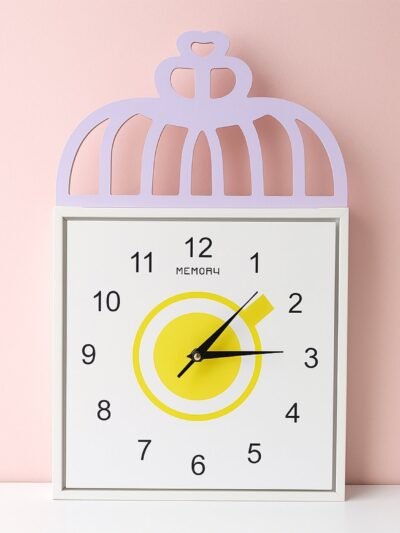 Square Wall Clock – Decorative Battery Operated Timepiece