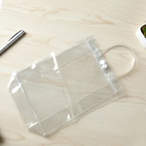Transparent PVC Carry Bag – Lightweight & Durable Organizer