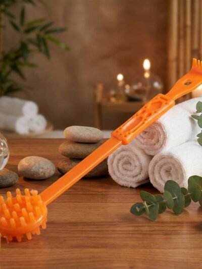 Body Massage Roller Stick – Dual-Head Long Handle for Deep Relief