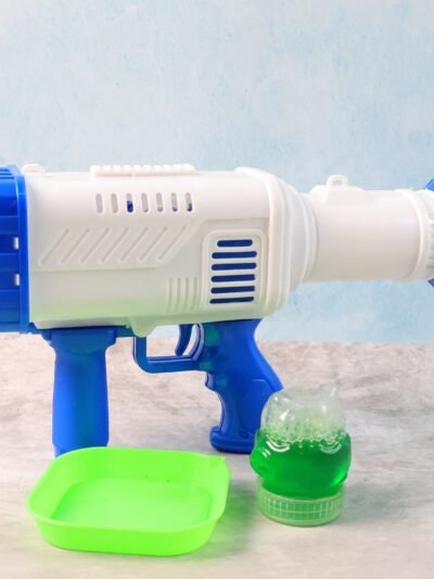 Bubble Gun for Kids � 32 Holes, Powerful Blaster | Play & Move