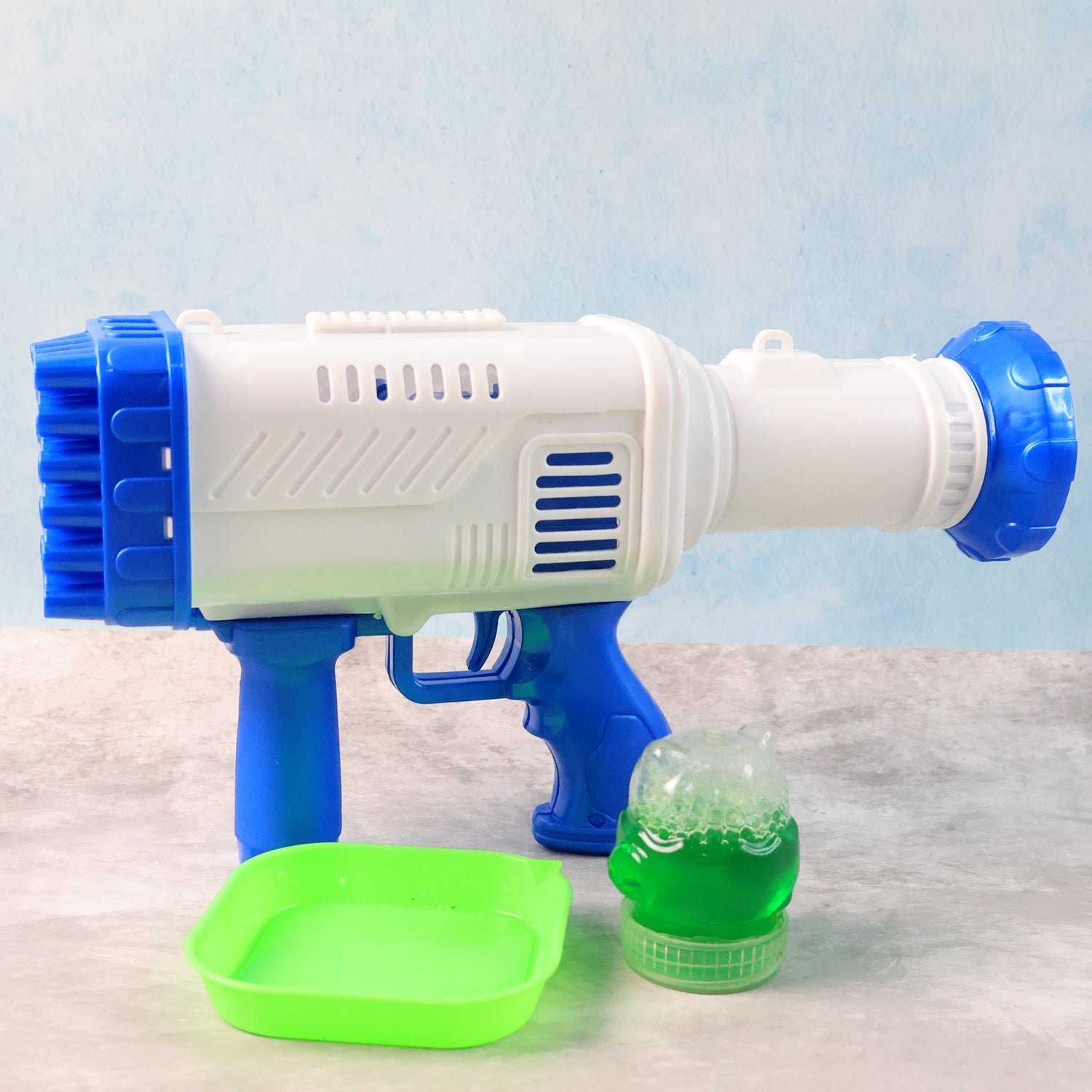 Bubble Gun for Kids � 32 Holes, Powerful Blaster | Play & Move