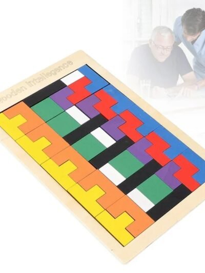 Wooden Blocks Puzzle – Educational Brain Toy for Kids | Inventive Play