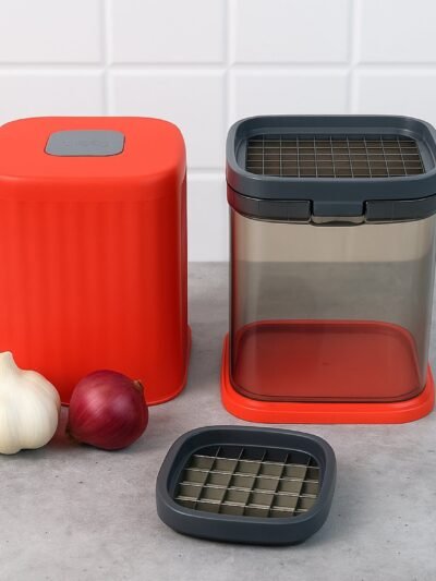 Onion Chopper – Multipurpose Manual Press with Storage Box