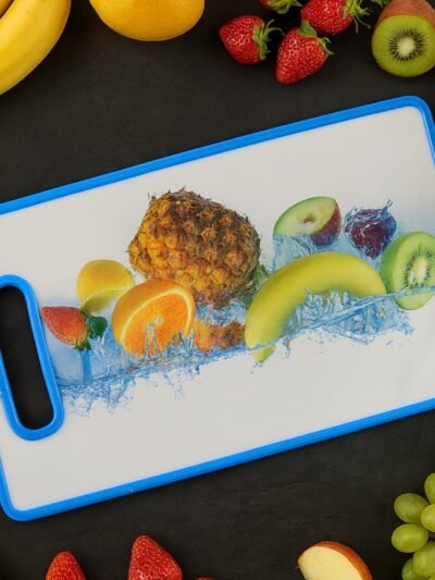 Fruit Print Cutting Board – Large 36x22 cm Kitchen Chopping Board