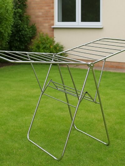 Cloth Drying Stand – Heavy Duty Foldable Stainless Steel Laundry Rack