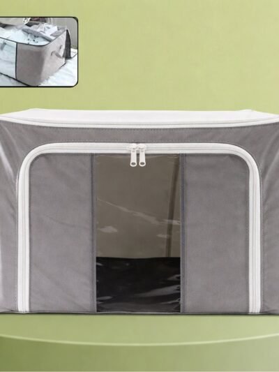 Foldable Storage Bag – 66L Steel Frame Clothes Organizer | Organivo