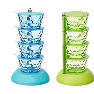 Rotating Pickle Rack – 4-in-1 Multipurpose Kitchen Storage | CookAura