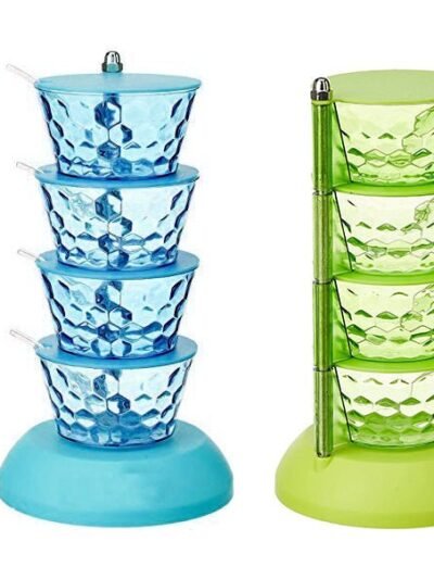 Rotating Pickle Rack – 4-in-1 Multipurpose Kitchen Storage | CookAura