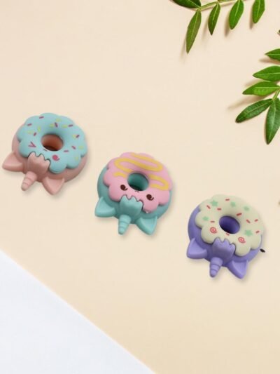 Donut Erasers – Non-Toxic 3pc Set for Kids | JubileeJoy
