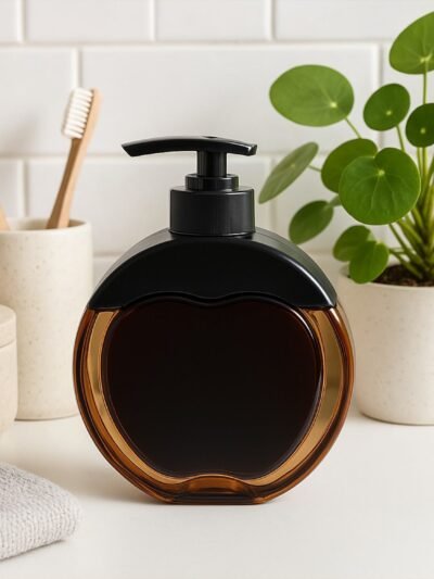 Liquid Soap Dispenser – Refillable Apple-Shaped 350 ML Capacity