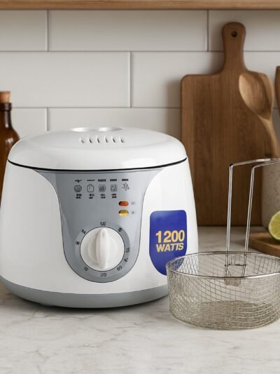 Electric Deep Fryer – 1200W Adjustable Temp for Crispy Snacks
