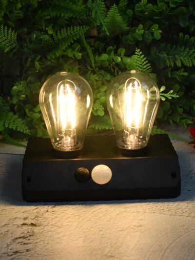 Solar LED Lamp � Double Bulb Outdoor Garden Light | Indo Glow