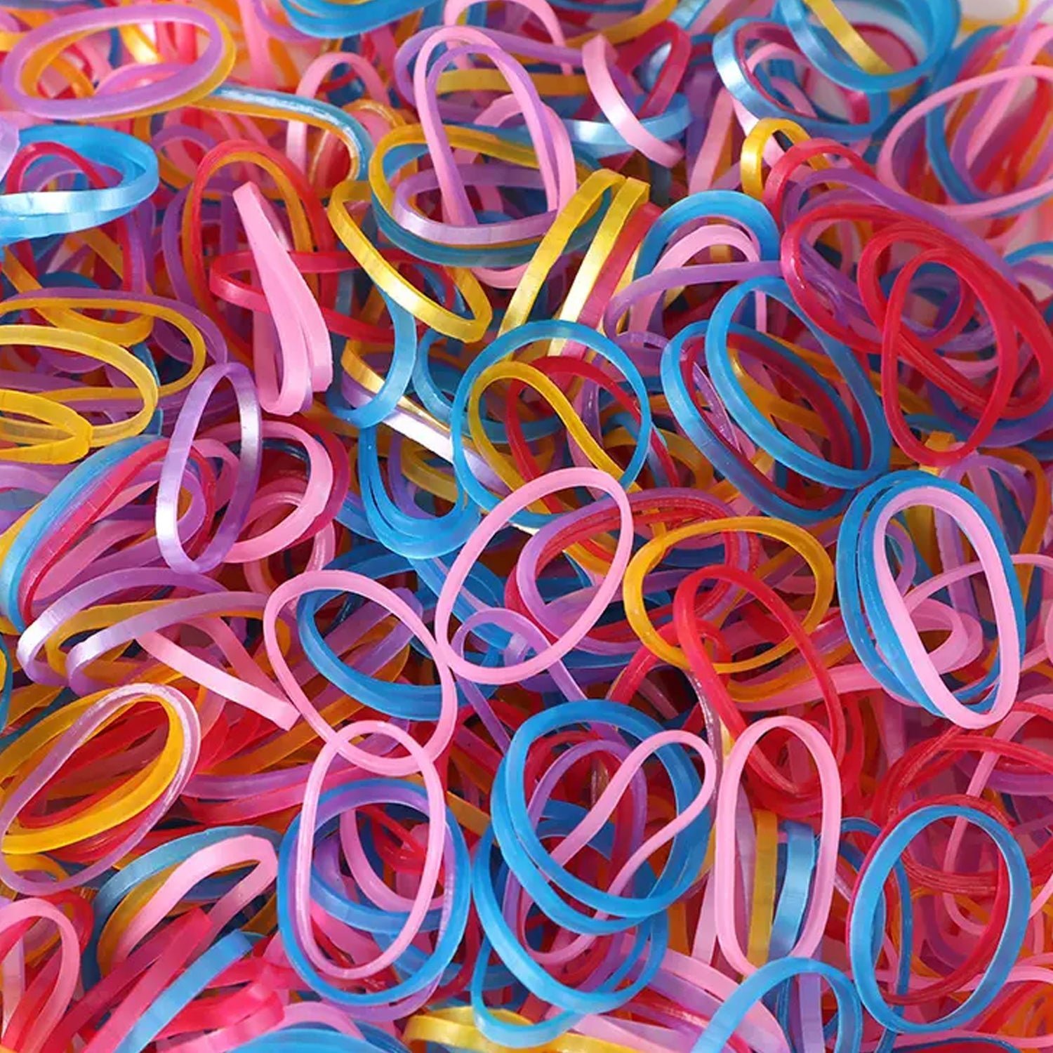Multicolor Elastic Rubber Bands – Flexible & Reusable | Papezo