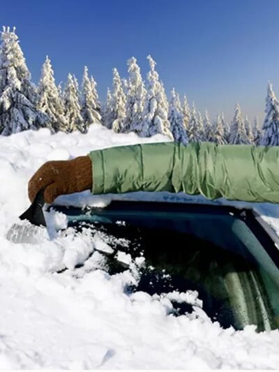 Car Ice Scraper – Durable Windshield Frost Remover | Velvet Wheels