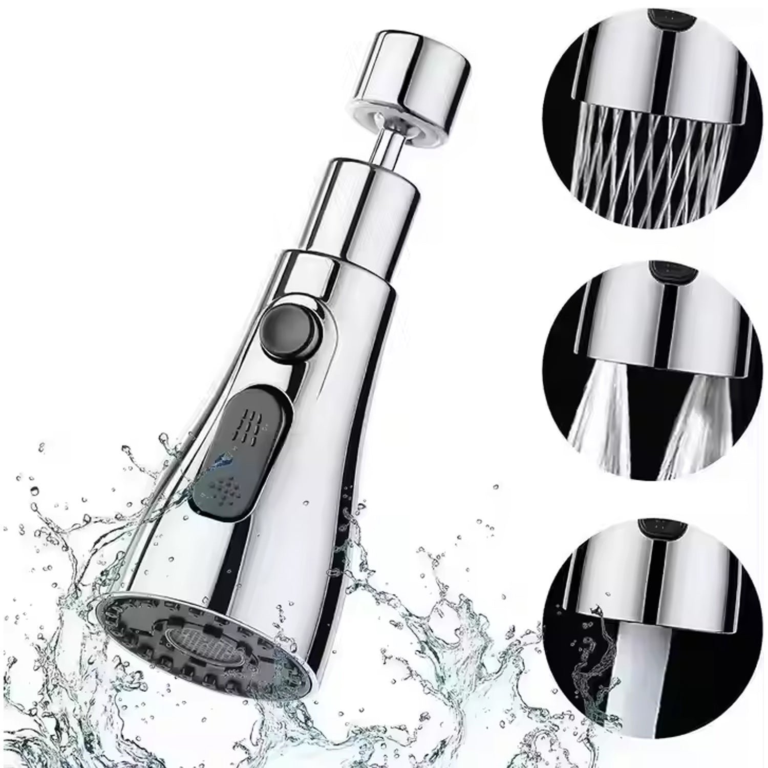 Kitchen Faucet Sprayer � 3-Function Pull Down |
