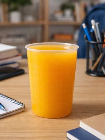 Plastic Reusable Drinking Glass 200 ML – Durable & Lightweight