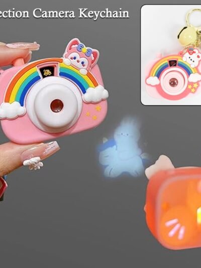Projective Camera Keychain – Fun Rainbow Image Projector