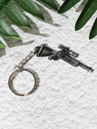 Metal Rifle Gun Keychain – Durable & Stylish Weapon-Inspired Accessory