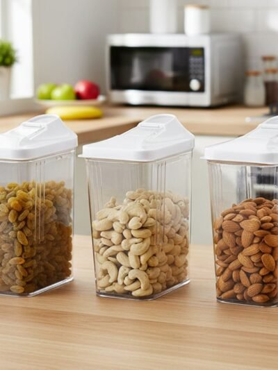 Airtight Storage Containers – Easy Flow 1100 ML (3 Pc Set)