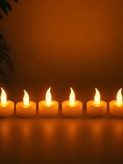 LED Flameless Candle Set – 6 Piece Warm Flickering Lights