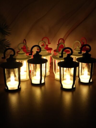 Flameless LED Lantern Candles – Set of 12 Warm Glow Décor
