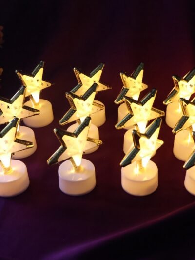 Star Shaped Flameless LED Candles – Safe & Elegant Décor Set