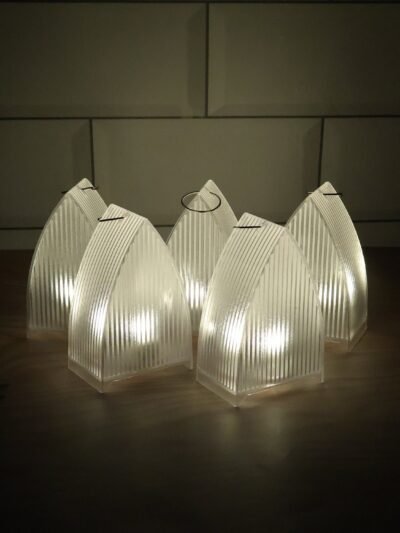 LED Flameless Lantern Lights – Safe & Elegant 5-Pc Set