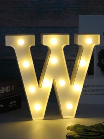 W Shaped LED Night Light – Soft Warm Glow Decorative Lamp