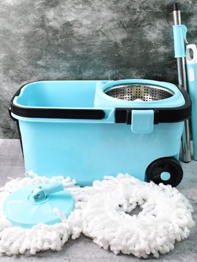 360° Spin Mop Set – Easy Floor Cleaning with Durable Wringer