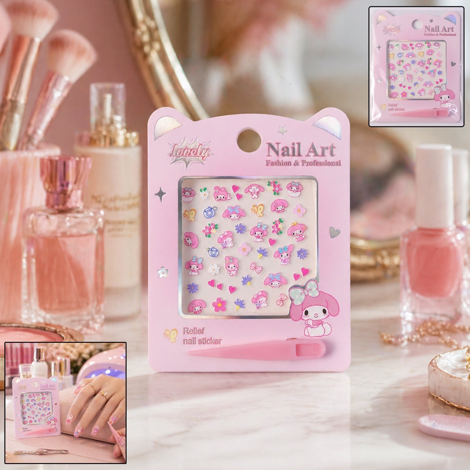 Nail Art Sticker Set � Easy DIY Creative Manicure Kit