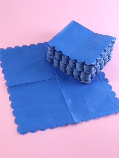 Royal Scalloped Paper Napkins – Soft 120 Pc Disposable Set