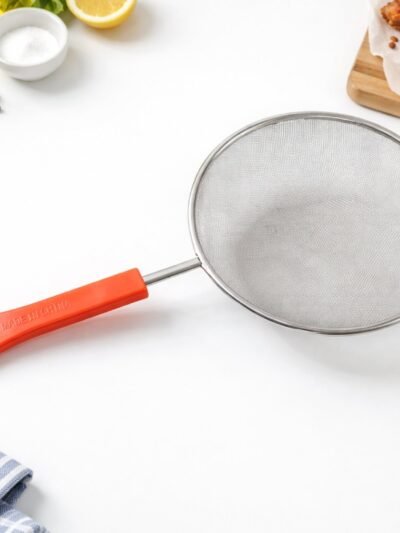 Kitchen Strainer – Big Size Fine Mesh with Strong Grip