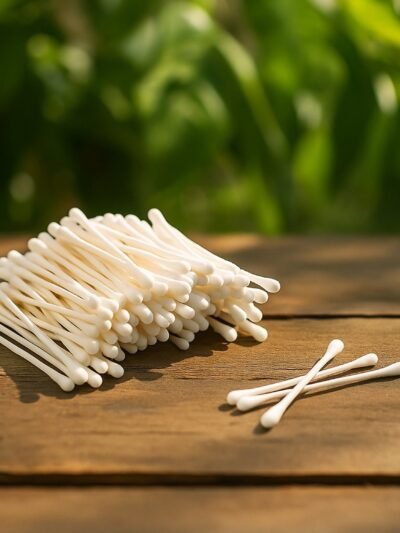 Cotton Swabs Paper Stick – Soft Dual Tips for Grooming & First-Aid