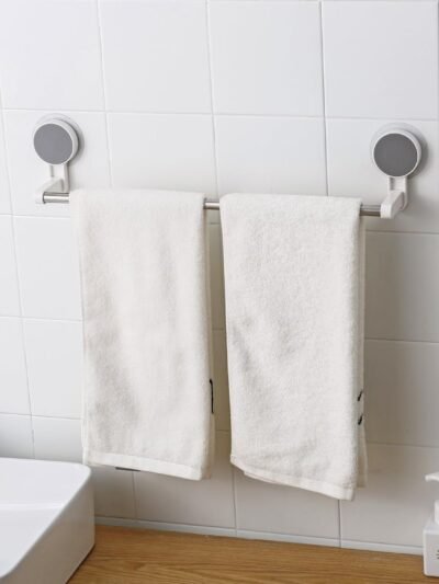 Self-Adhesive Towel Rod – Rust-Resistant Punch-Free Mount