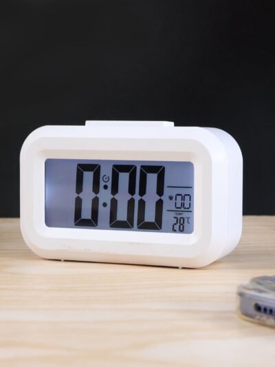 Digital LED Alarm Clock – Compact with Temperature & Night Light