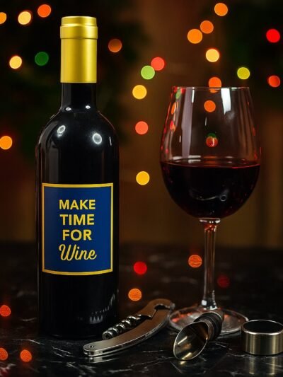 Wine Accessory Gift Set – 4-in-1 Stainless Steel Bar Tools